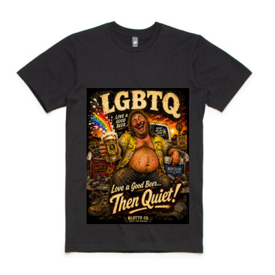 Love a Good Beer Then Quiet - Mens Classic Tee Thumbnail